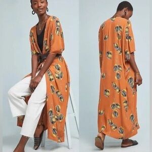 🛍️Anthropologie Bel Kazan Floral Duster Kimono